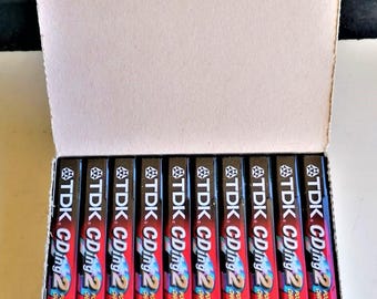 10 casetes Tdk CDing2 54 antiguos