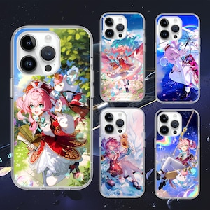Hyacine Honkai Star rail phone case for iphone 16 15 14 13 12 11 / Case for Samsung S25 S24 S23 S22 A55 A35 A16 A15 / Case for pixel 9 8 7