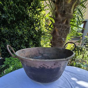 Vintage Copper Cauldron – Rustic Copper Pot/ Antique 19th Century Copper Cauldron