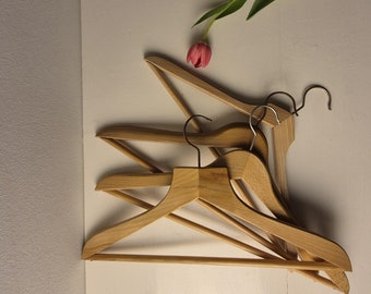 Seven Vintage Wooden Clothes Hangers From the Fifties - Etsy