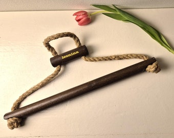 Seven Vintage Wooden Clothes Hangers From the Fifties - Etsy