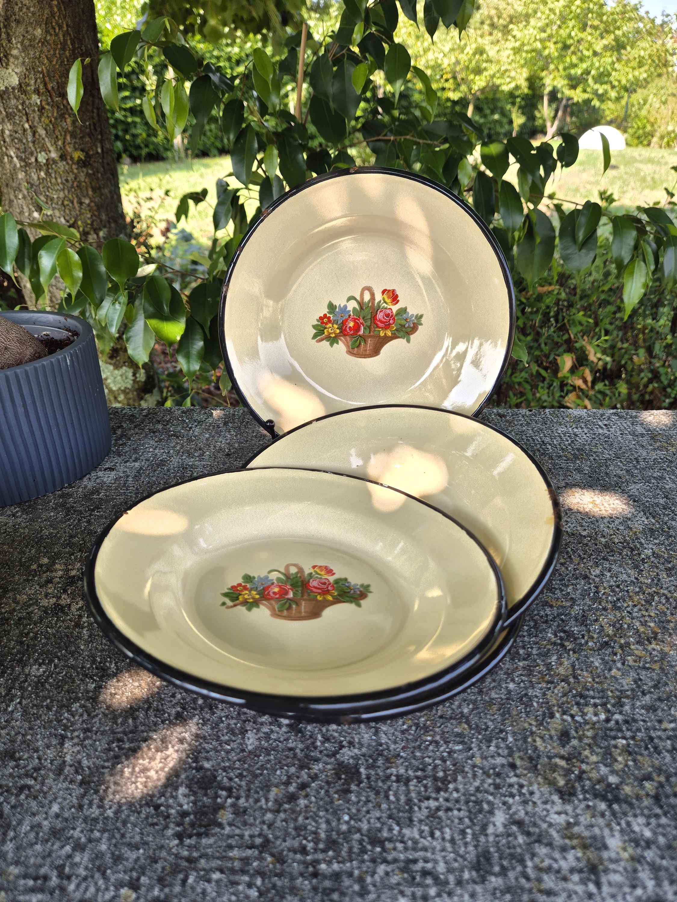 Emaille geschirr retro