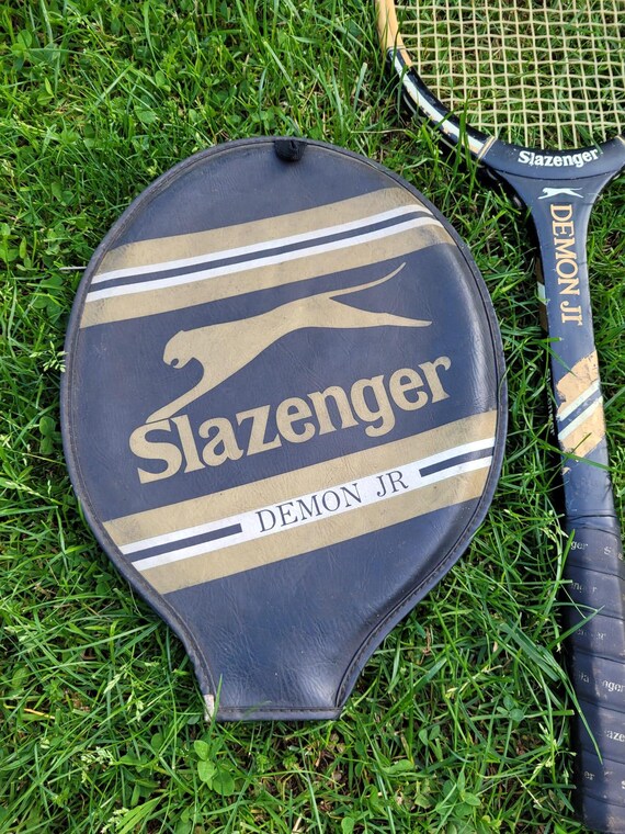 Vintage Wooden Tennis Racket by Slazenger – Classic Retro Sports