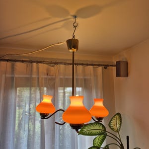 Vintage Hanging Ceiling Lamp / Circa 1970
