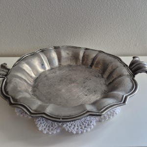 Tin Decorative Bowl / Decorative Pewter Bowl – Peltro Italy (1970s)