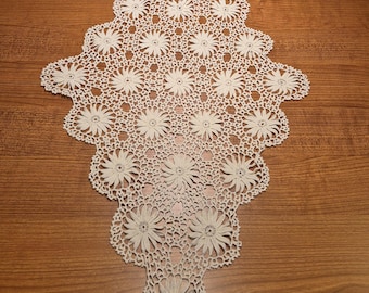 Hand-Crocheted Doily | Rustic Cotton Table Decor | Unique Handmade Home Accent