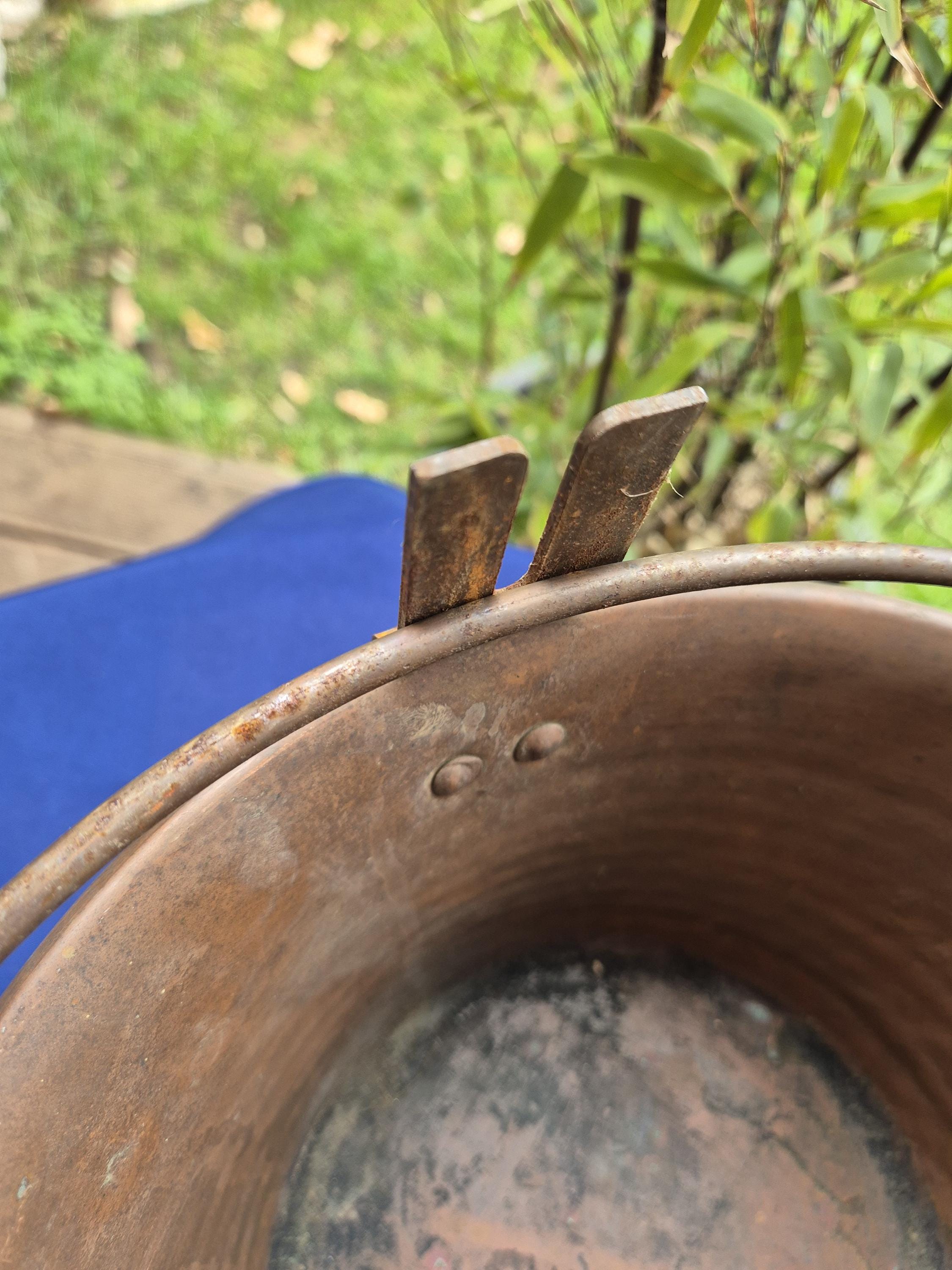 アンティーク銅鍋：19世紀の素朴な銅鍋 - Etsy 日本