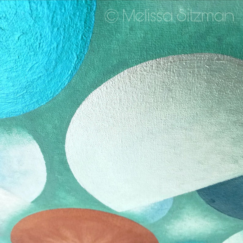 Aqua Painting Turquoise Artwork Teal Wall Art Turquoise Painting Teal Artwork Turquoise Wall Art