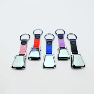 Airline Seatbelt Buckle Keychain | Flight Attendant Gift | Travel Lover Keychain