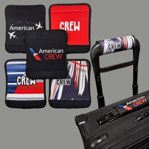 American Airlines, Handle Wraps, American Airlines, Flight Attendants, Flight Attendant Gifts, Bag Tags, Pilots, Luggage Handle Wraps, Crew
