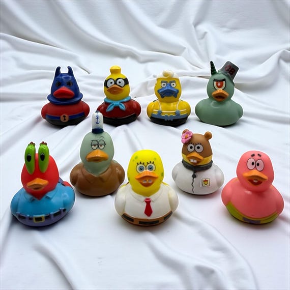 SpongeBob Rubber Ducks – Jeep Ducks or Collectible Set