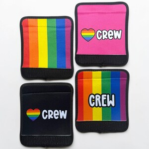 Funda para asa de equipaje Pride Rainbow Bag Tag Crew Handle Cover