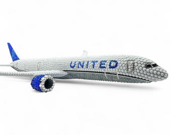 ユナイテッド航空 787-10 模型飛行機 | 1:200スケール ラインストーン