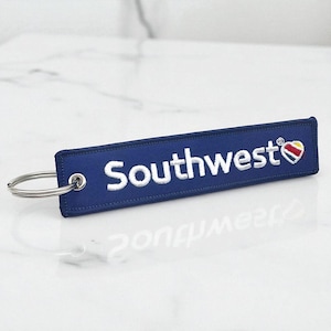 Southwest Airlines, Southwest Bag Tag, Flight Crew, Flight attendant Gifts, Flight Attendant Keychains, Crew Bag Tags, Airlines, Traveling