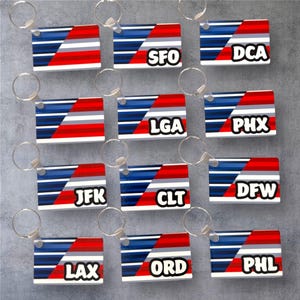American Airlines, Keychain, Flight Attendant Gifts, Cabin Crew, American Airline Employees, Crew Tags, Pilot Gifts, Traveling, Airport