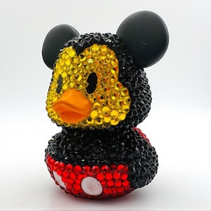 Mickey Mouse Rhinestone Duck | Jeep Duck | Cruise Duck | Disney Gift