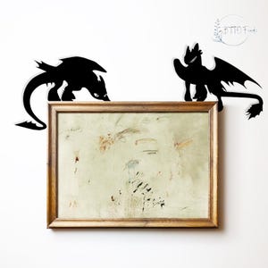 Toothless Dragon Metal Door Topper,Viking-Inspired Fantasy Decor,How To Train Your Dragon Art for Home/Door, Dragon Lover Gift
