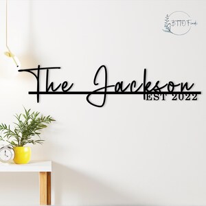Personalized Name Sign,Family Name Sign,Last Name Sign,Custom Family Name Sign,Metal Name Sign,Family Decor,Hanging Decor,Metal Wall Sign
