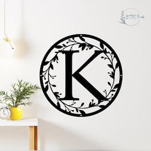 Personalized Name Metal Ring Sign,Last Name Sign,Custom Family Name Sign,Family Decor,Metal Wall Sign,Housewarming gift,Father&#39;s Day gift