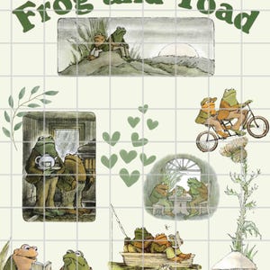 Frog and Toad Digital Print