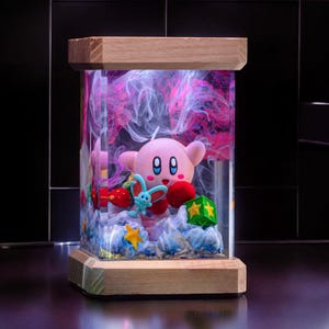 Custom Cartoon-Inspired Resin Lamp – Personalized Epoxy Night Light | Handmade Home Decor & Unique Gift for Him, Birthday Special Occasion