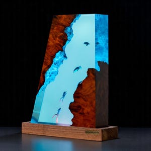 Turtle Lamp – LED Sea Turtle Night Light, Ocean-Inspired Decor for Kids and Adults, Unique Coastal Gift for Marine Life and Beach Lovers