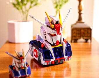 Tecla con cabeza de Gundam / Tecla artesanal de robot mecánico para teclado mecánico / Tecla superior hecha a mano para Cherry MX / Configuración de escritorio para geeks