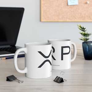 XRP Cryptocurrency Ceramic Mug, (11oz, 15oz)