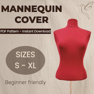 Patrón de Fundas para Maniquí de Costura / S - XL / Instrucciones en Inglés y Español / PDF digital Fácil / renueva tu maniquí