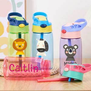 Custom Children Name Bottle,Kids Personalized Water Bottles,Back to School Drinkware,Toddler Sports Bottle,Kids cup,Birthday Gift For Kids