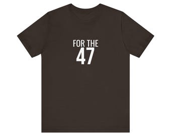For The 47 | Unisex Romalite Statement Tee Black