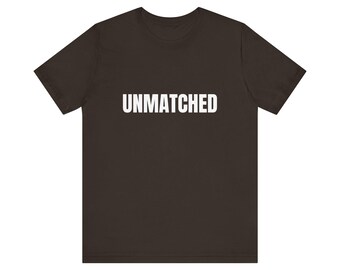 Unmatched | Unisex Romalite Statement Tee Black