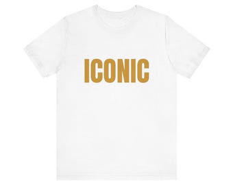 Iconic | Unisex Romalite Statement Tee Natural