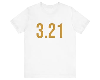 3.21 | Unisex World Down Syndrome Day Tee Natural