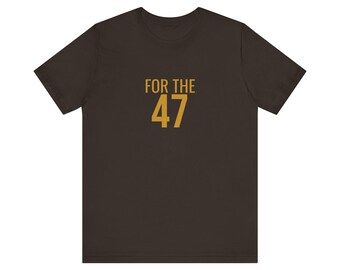For The 47 | Unisex Romalite Statement Tee Brown