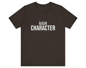 Main Character | Unisex Romalite Statement Tee Black