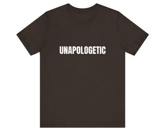 Unapologetic | Unisex Romalite Statement Tee Black