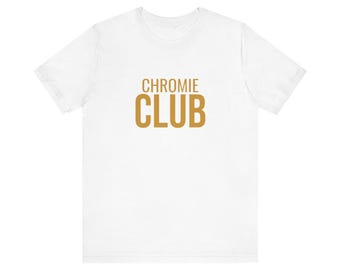 Chromie Club | Unisex Romalite Statement Tee Natural