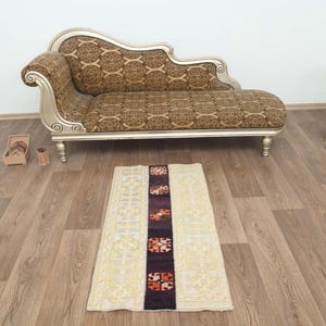 Tappeto zerbino, tappeto 2x4, tappeto piccolo, mini tappeto, tappeto patch, tappeto da bagno, tappeto in lana, tappeto Boho, tappeto morbido, tappeto, tappeto 2x4 Oushak, tappeto vintage, CK-24