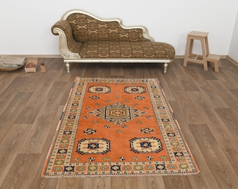 4x6 Rug,4x6 Area Rug,4x6 Turkish Rug,Area Rug,Wool Rug,Handmade Rug,Turkish Rug,Custom Rug,Anatolian Rug,Neutral Rug,Oushak Rug,Rugs, A-1458