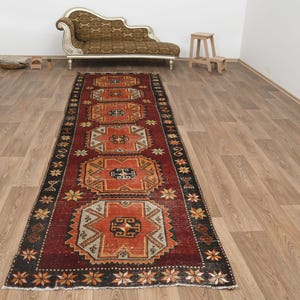 Runner Rug, Turkish Runner Rug, Handmade Rug, Hallway Rug, Custom Rug, Anatolian Rug, Neutral Rug, Oushak Runner Rug,Kitchen Rug,Rug, B-2924