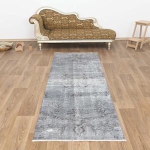 3x9 Runner Rug, Oushak Runner Rug, Vintage Runner Rug, 3x9 Runner, 3x9 Rug, Turkish Runner Rug, Runner Rug, Soft Runner Rug, Rug,  B-3257