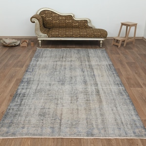 Vintage Rug , Oushak Rug, Area Rug, Turkish Rug, 5x10 Rug, 5x10 Turkish Rug, 5x10 Vintage Rug, Wool Rug, Handmade Rug, Custom Rug, S-2562