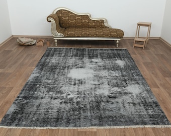 Bedroom Rug, 6x9 Vintage Rug, 6x9 Rug, 6x9 Oushak Rug, 6x9 Turkish Rug, Turkish Area Rug, Oushak Area Rug, Vintage Area Rug, S-2592