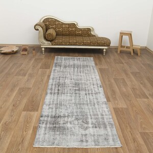 Tapete turco longo 3x10, passadeira de lã tecida à mão, decoração de chão boho vintage, tapete estreito para corredor, B-4088