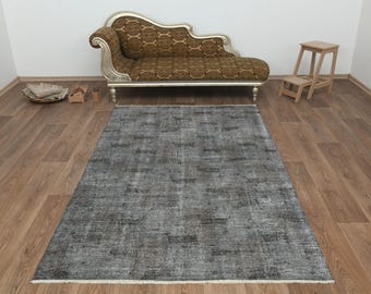 5x8 Turkish Rug, 5x8 Oushak Rug, Area Rug, Vintage Rug, Wool Area Rug, Handmade Rug, Anatolian Rug, Turkish Area Rug, 5x8 Rug, Rugs, S-2566
