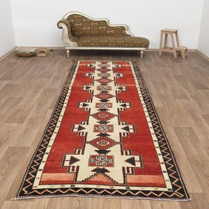 Runner Rug,Wool Runner Rug,Oushak Runner Rug,Handmade Rug,Custom Rug,Anatolian Rug,Neutral Rug,Entry Rug,Hallway Rug,Turkish Rug,Rug, B-2935