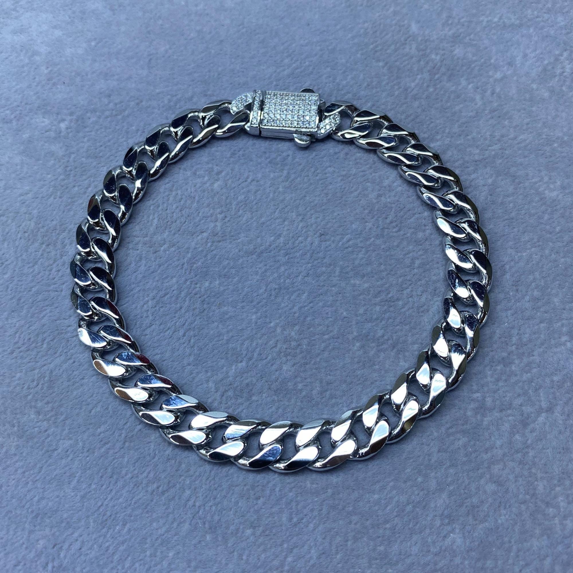 925マイアミキューバンブレスレット マイアミ キューバン ブレスレット - Etsy 日本