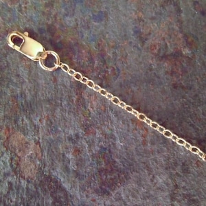 14kt Yellow Gold Filled Necklace Chain Extender w/ Lobster Claw Clasp - 1&quot;, 2&quot;, 3&quot; & 4&quot; - Your Choice of Length - BRAND NEW - Free Shipping