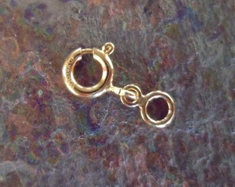 14kt Yellow Gold Filled 9/16" Jewelry Connector / Chain Extender - Adds a little extra length to Anklets, Necklaces & Bracelets